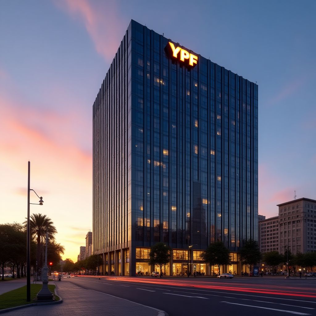 Sede central de YPF en Buenos Aires