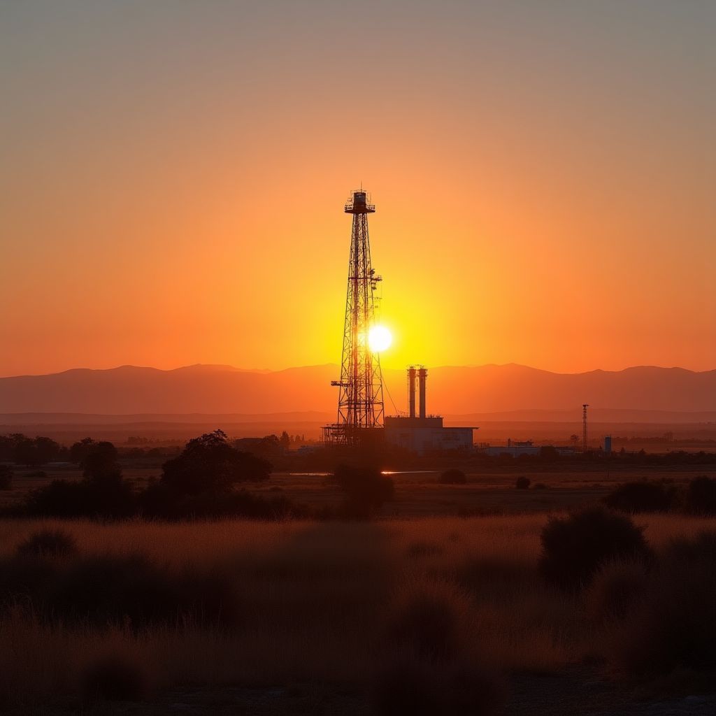 Extracción de petróleo YPF